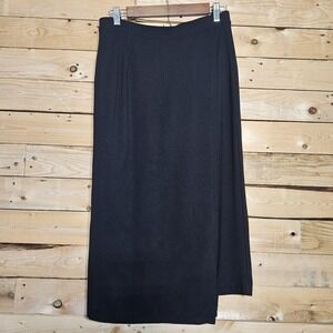 Betabrand Medium Sassiest Combo Pants Black Yoga Skirt Skort Capri Ponte Stretch